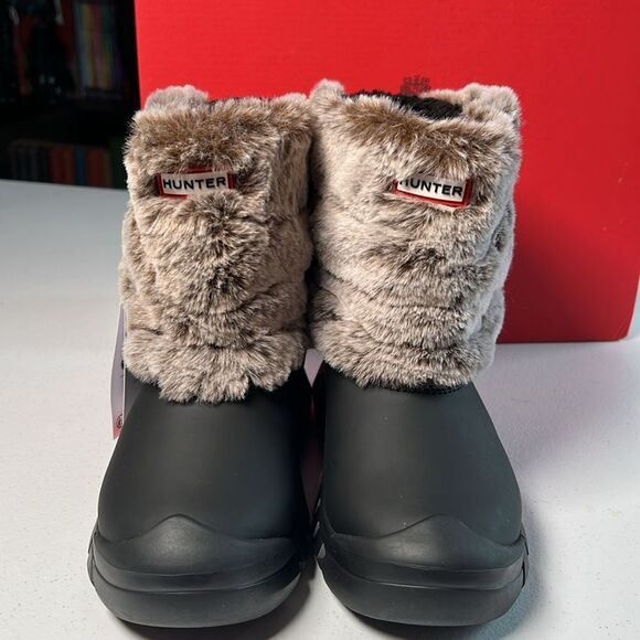 Hunter Kids Intrepid Faux Fur Snow Boot Kids - Picture 6 of 8